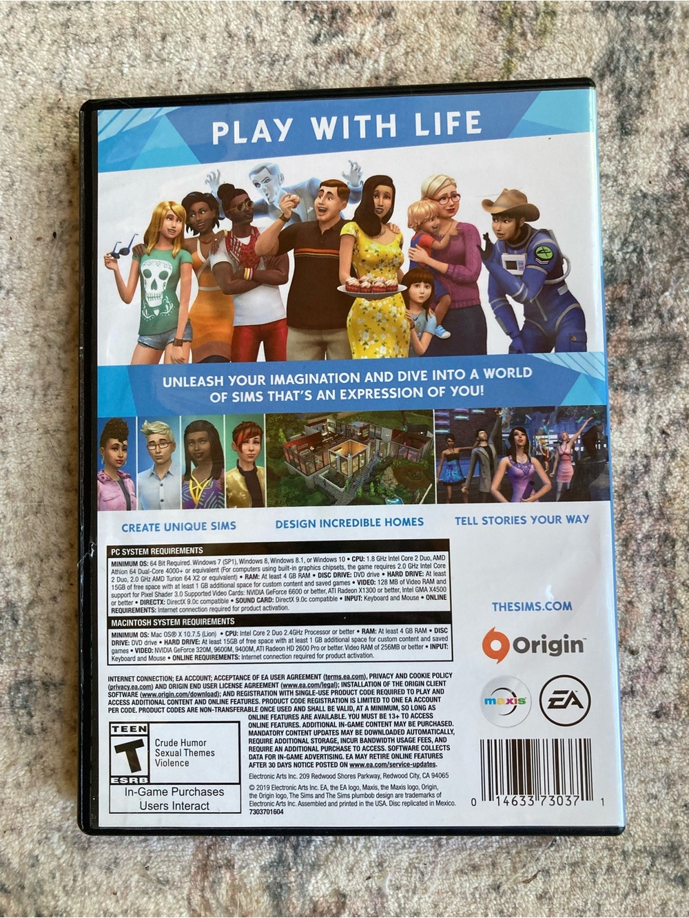 The Sims 4 PC/Mac Computer Game - Picture 4 of 4